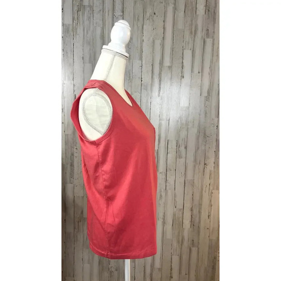 Vintage‎ OSC Sport Women's Pink Size Large Casual Sleeveless Pocket Tank Top - Picture 6 of 8